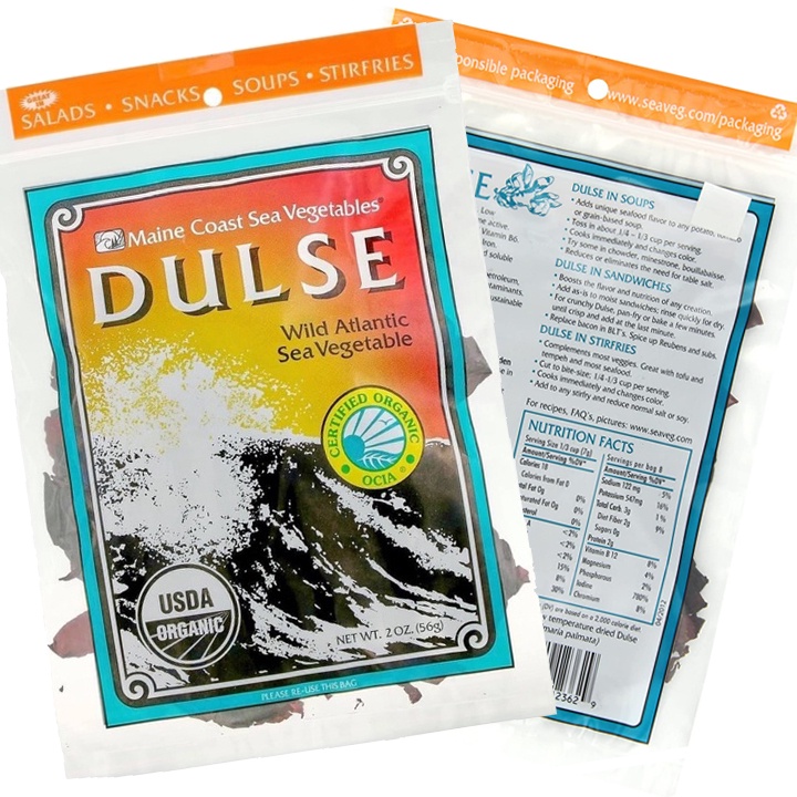 Tảo biển hữu cơ Đại Tây Dương Dulse 56g