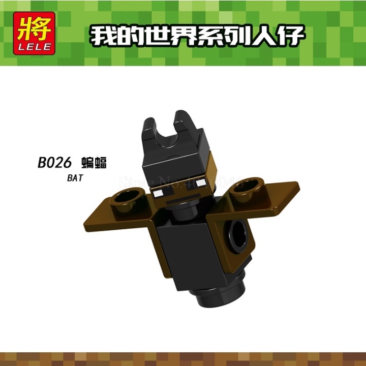 Sluban Bộ Lắp Ghép Nhân Vật Trong Game Minecraft