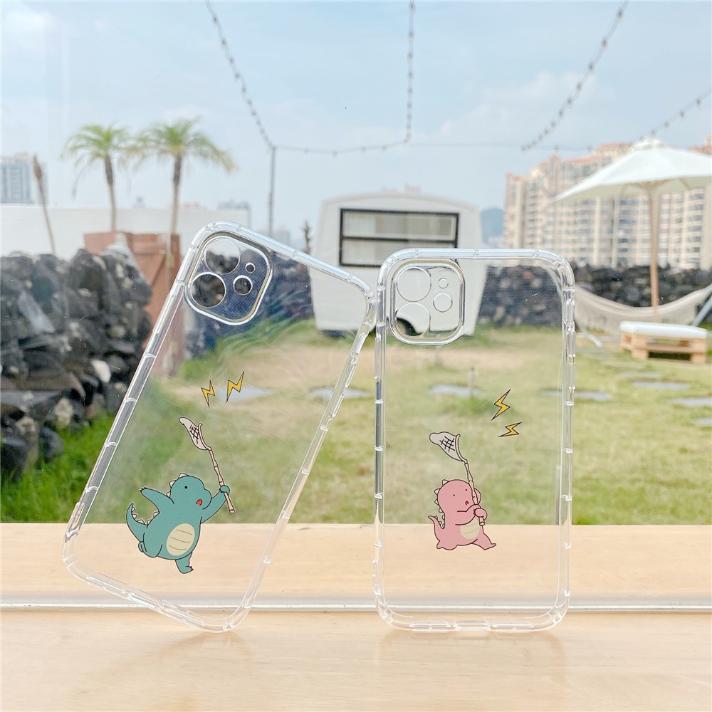Ốp điện thoại TPU họa tiết khủng long thời trang cho Iphone 11 Pro Max X Xs Max Xr 7 Plus 8 Plus 6 Plus 6s Plus | BigBuy360 - bigbuy360.vn