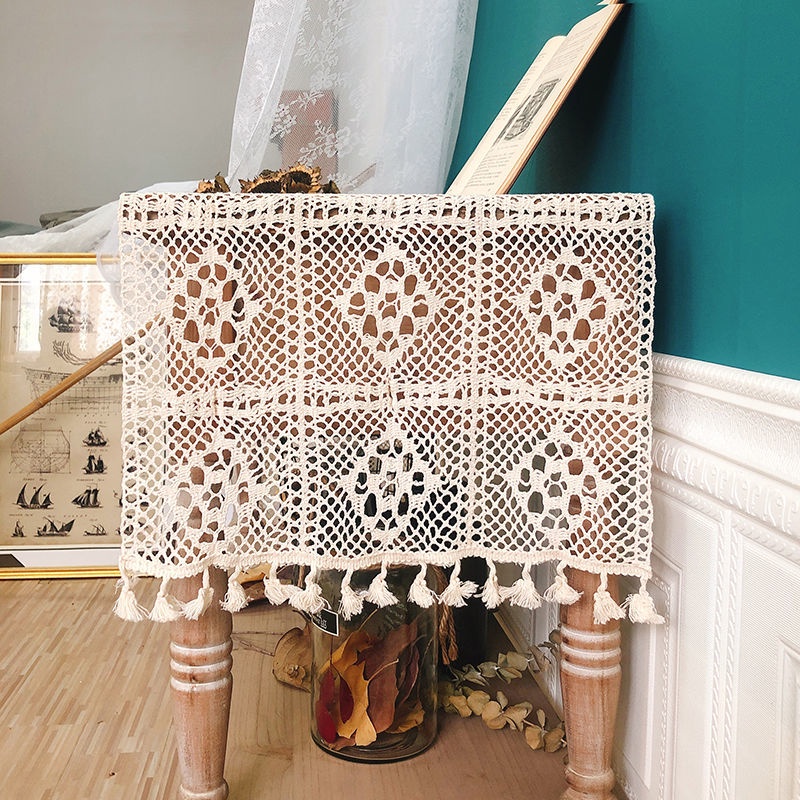 Khăn Trải Bàn Kiểu Ren Retro Độc Đáo Đẹp Mắt