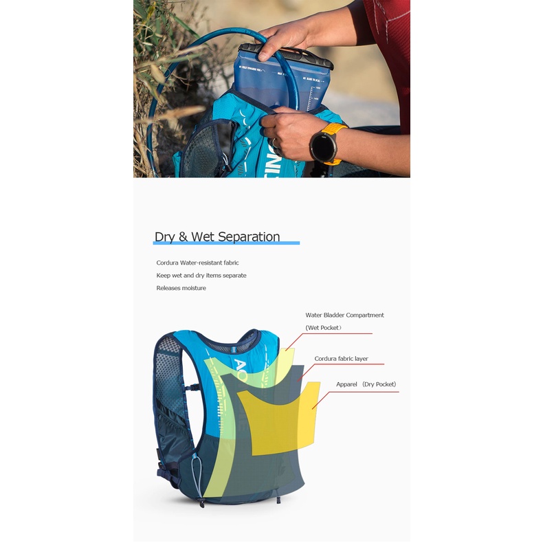 Balo Túi Vest Nước Thể Thao Aonijie C9102S