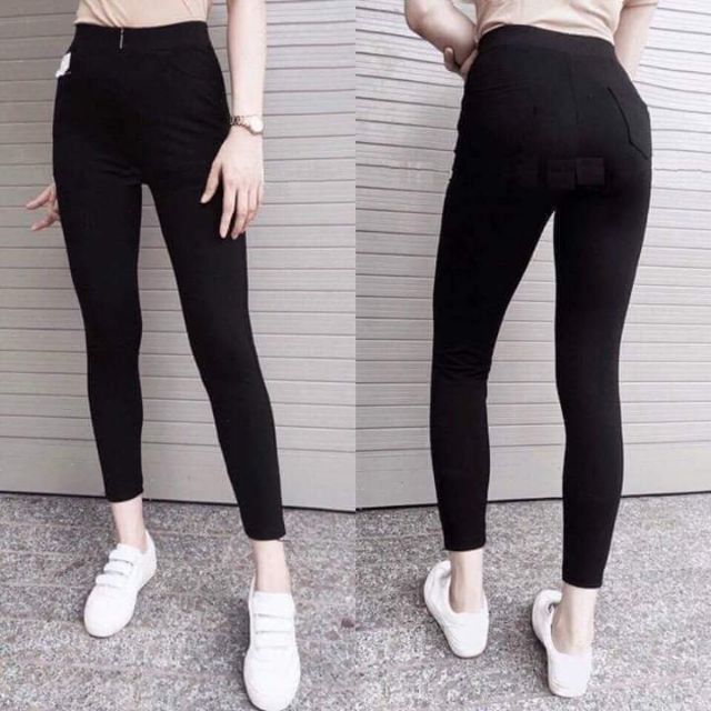 Quần lengging cạp bbr của Giang