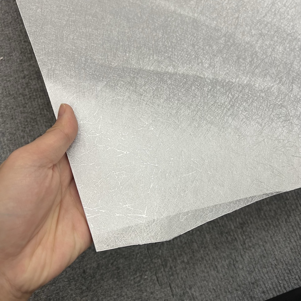 Giấy dán tường phòng ngủ vân xước xám phong cách hàn quốc nhiều màu