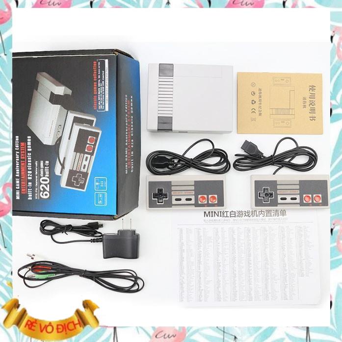 Máy chơi game cổ điển mini 620 trò Kèm 2 bộ tay game cho 2 người_SUPER NES Classic Phiên Bản Máy SNES