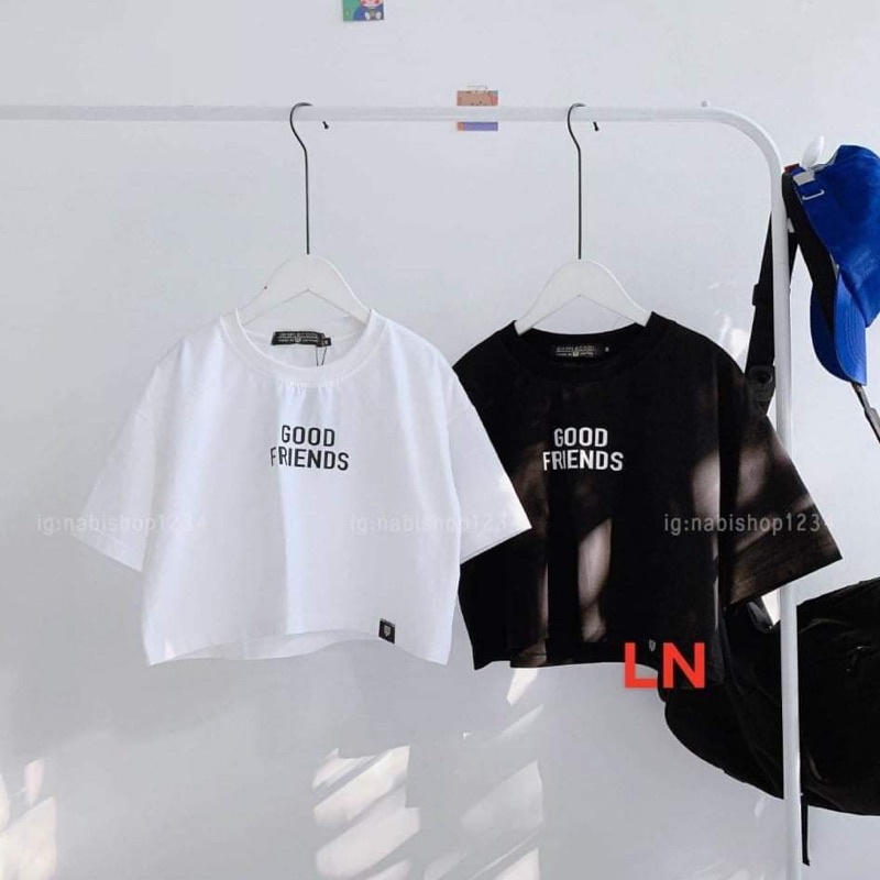 Áo croptop chữ theo hình LN11