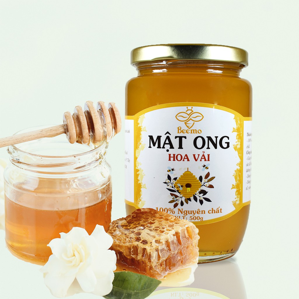 Mật ong nguyên chất hoa vải 300g-1Kg Beemo