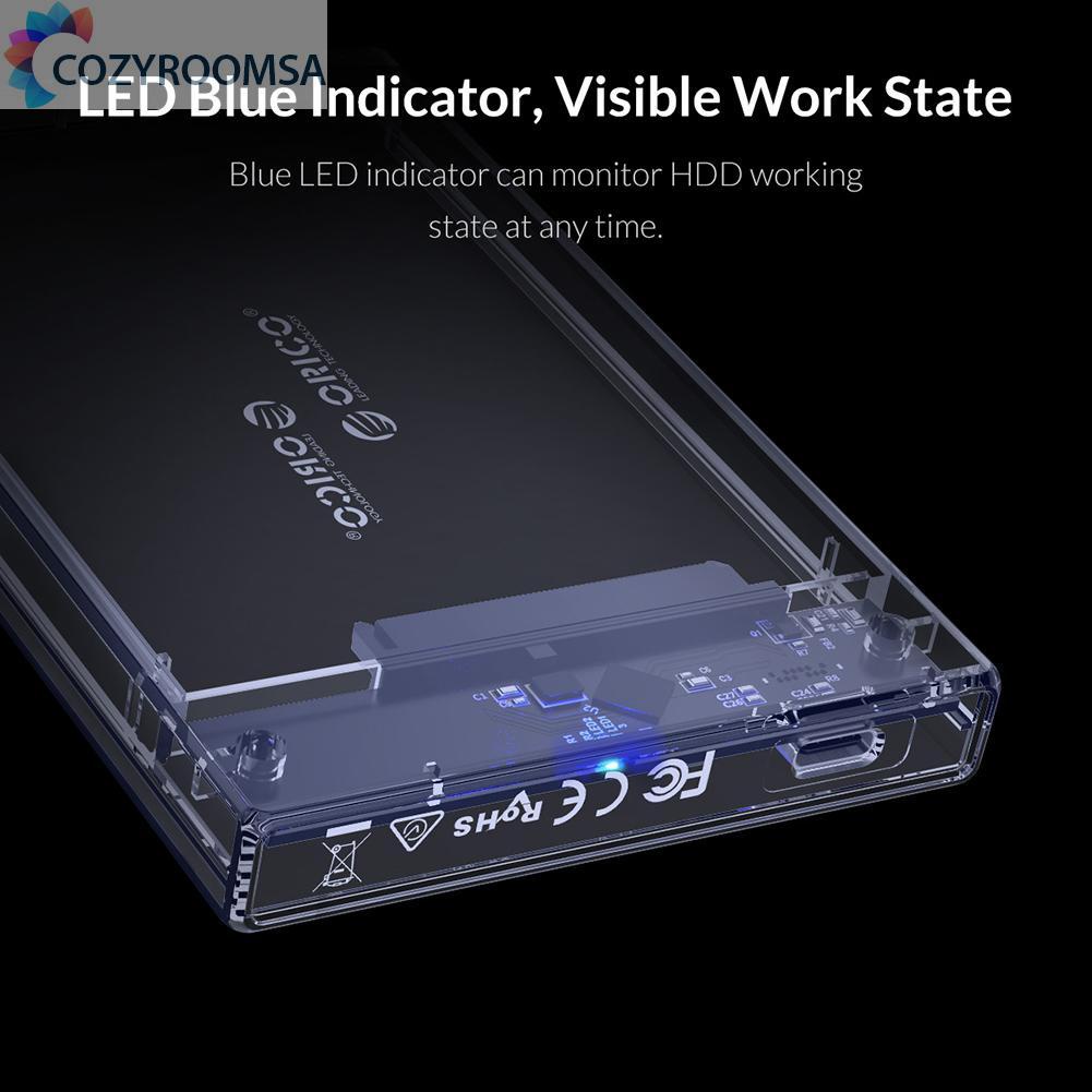 ORICO Hộp Đựng Ổ Cứng Ngoài Usb 3.1 Type C Sang 2.5 Sata | BigBuy360 - bigbuy360.vn