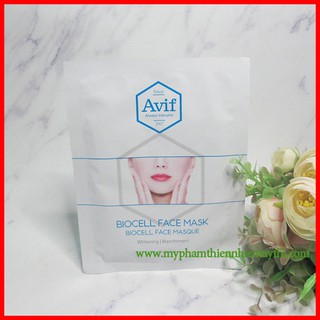 Mặt Nạ Giấy Dưỡng Da Cao Cấp Avif Biocell Whitening Face Mask