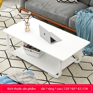 Bàn trà Sofa gỗ 2 tầng, bàn trà phòng khách  BAT003