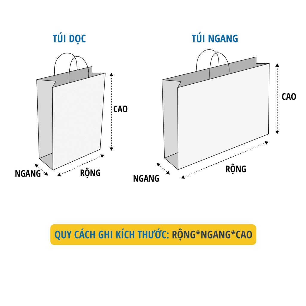 Túi giấy cứng màu trơn TGCT01 Giấy Card trắng chất lượng cao ĐLG 230g Đủ màu Đủ Size Gói quà trang trọng -Saigonir
