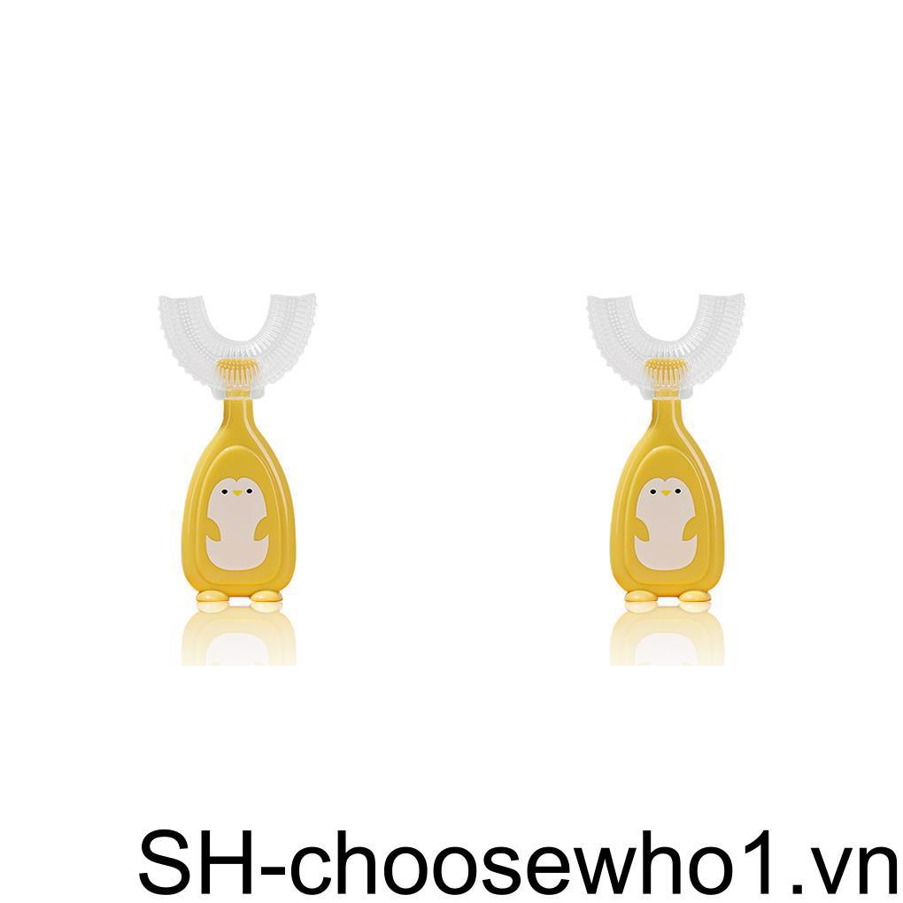 2pcs Silicone Handheld Manual Baby Toothbrush Sensory Tooth Brush Kids Cleaning Accessories Mouthpiece Cleaning Gadgets