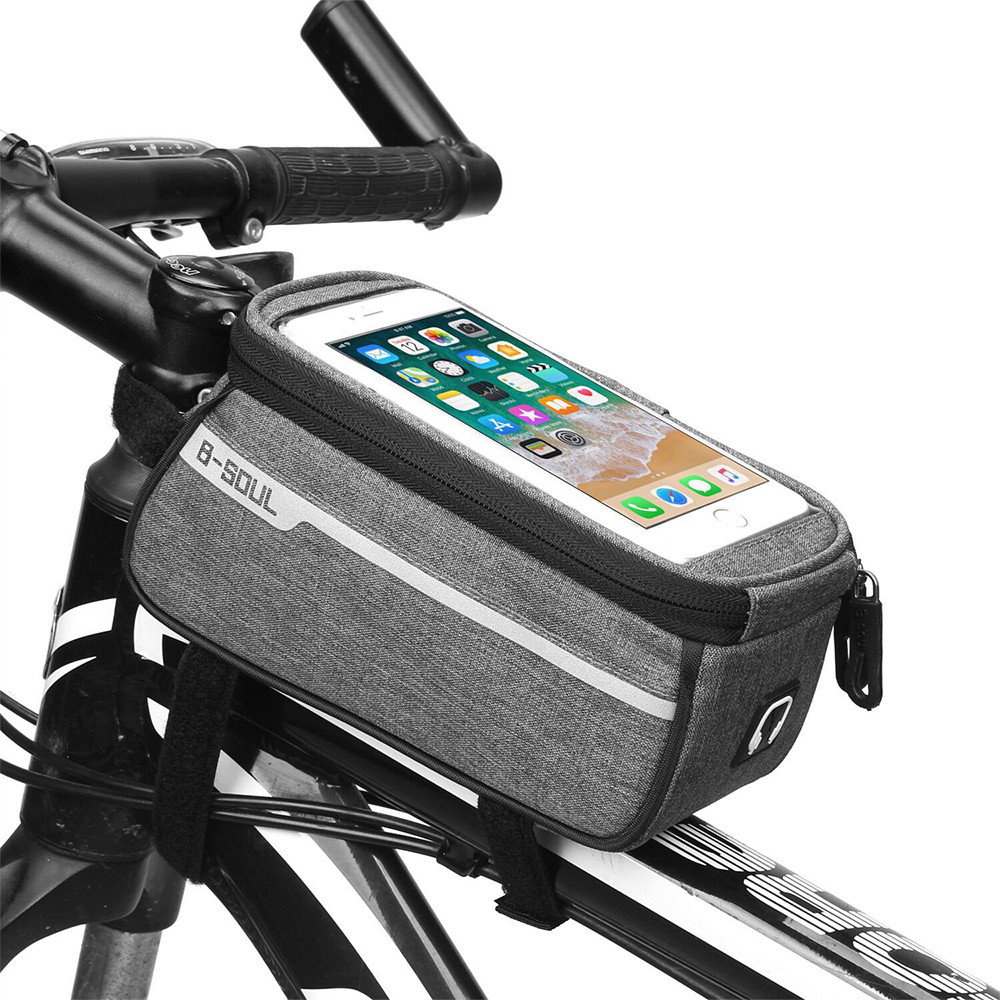 Túi Đựng Điện Thoại 6 Inch Chống Thấm Nước Gắn Khung Trước Xe Đạp