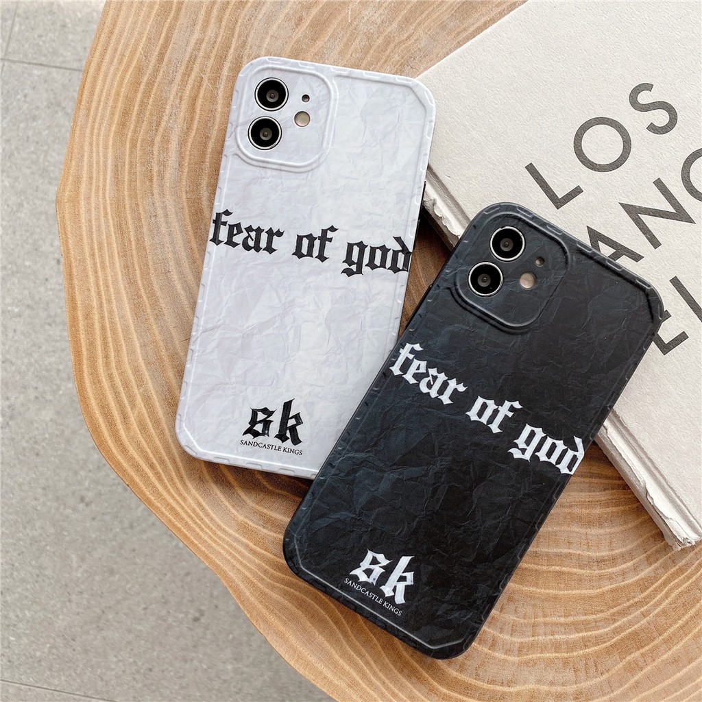 Soft Plastic Phone Case Fashion Fear of god suitable for iPhone12 mini 11 PRO MAX 6/6s 7/8plus SE2 X/XS XR XSMAX #HG3931