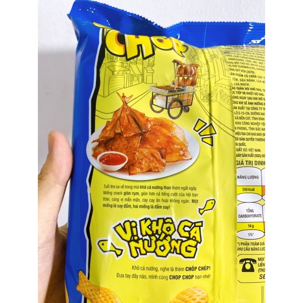 Bánh snack Orion Chop Chop vị khô cá nướng 32g