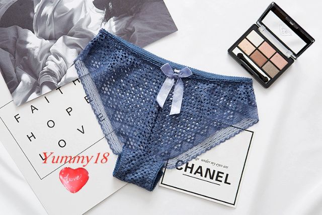 Quần lót ren lưới nơ xinh sexy Candy