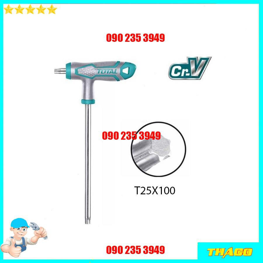 Tay cầm vặn chữ T đầu lầu giác và đầu bông Total 1234