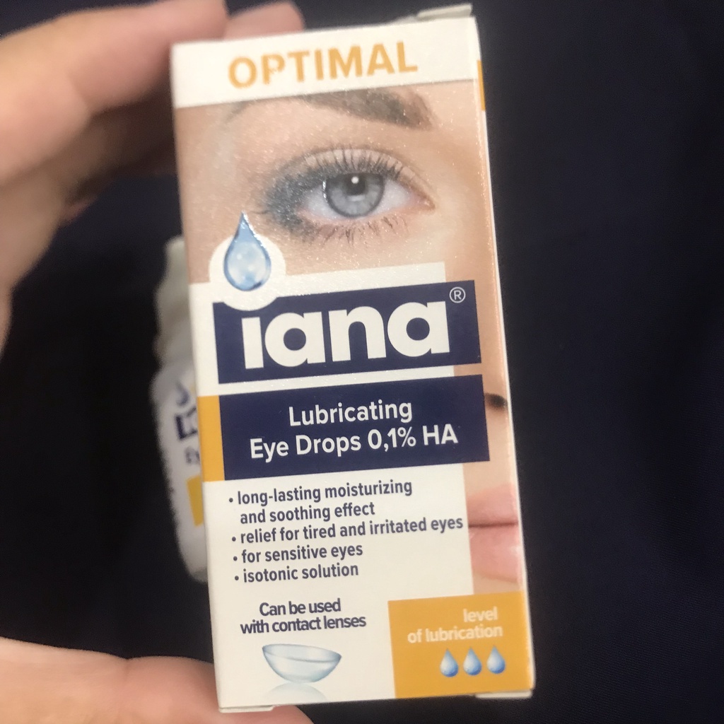 Iana -Chai nước mắt nhân tạo 10ml số 1 tại Anh Quốc - Khoai Tây Shop