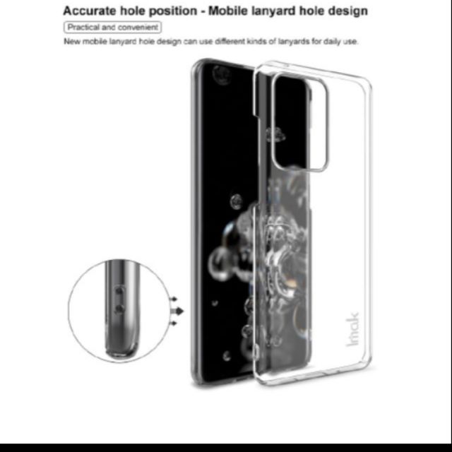 Ốp lưng SamSung Galaxy S20 ultra cứng trong suốt IMAK phủ nano không ố vàng
