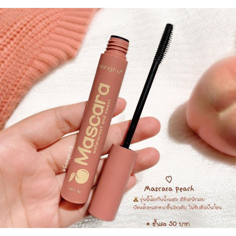 Mascara Dài và Cong, Siêu Tơi Mi PEACH HENGFU - Mascara Chống Nước Dài và Dày Mi | BigBuy360 - bigbuy360.vn