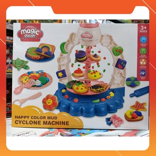 Đồ chơi đất nặn magic làm kem #8502 happy color mud cyclone machine