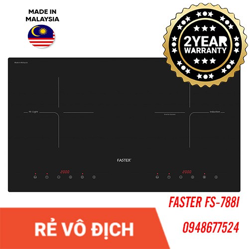 Bếp từ đôi Faster Hàng Malaysia FS788I