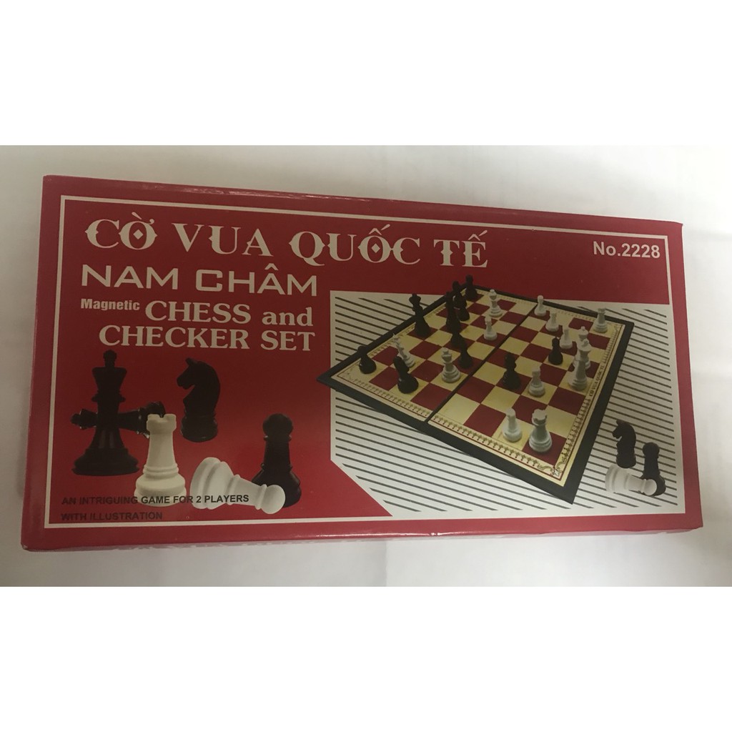 Cờ vua nam châm 11x22cm ms2228