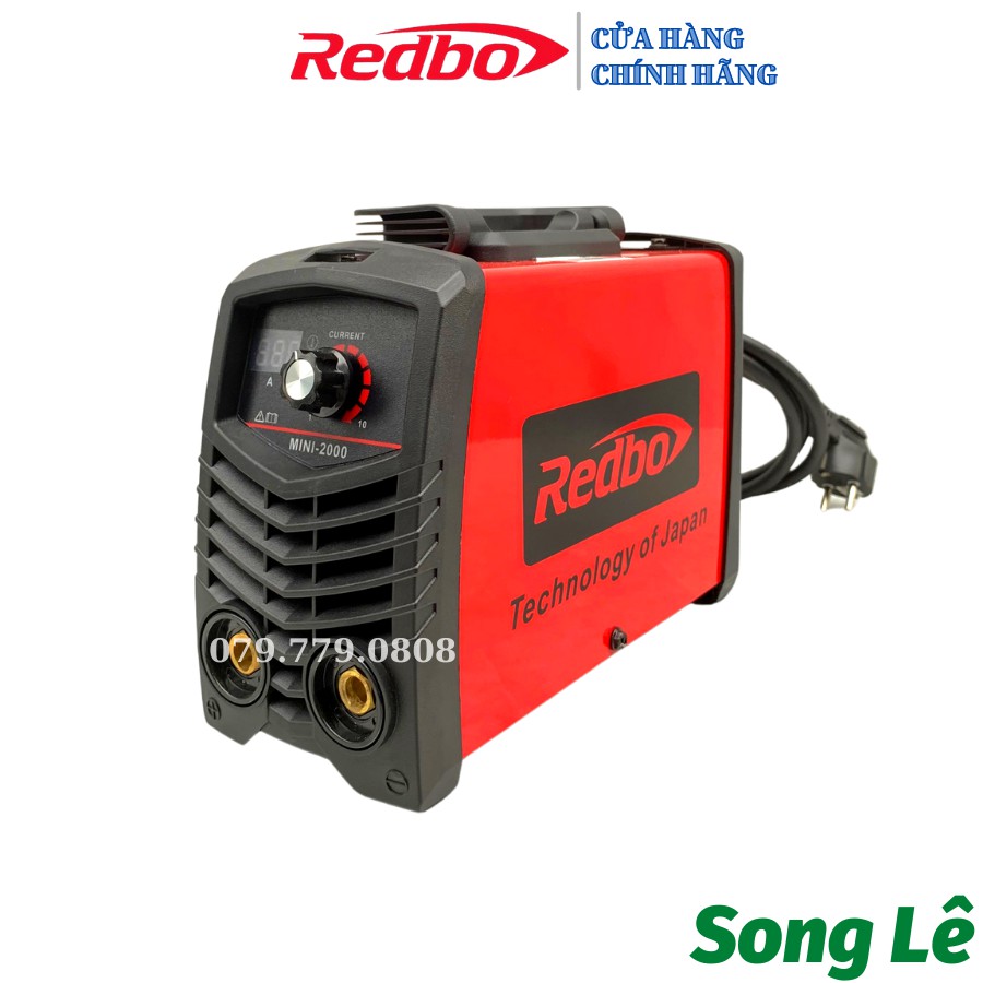 Máy Hàn Que Điện Tử INVENTER REDBO MINI - 2000 (Đỏ) ( gia đình, thợ lưu động,..)