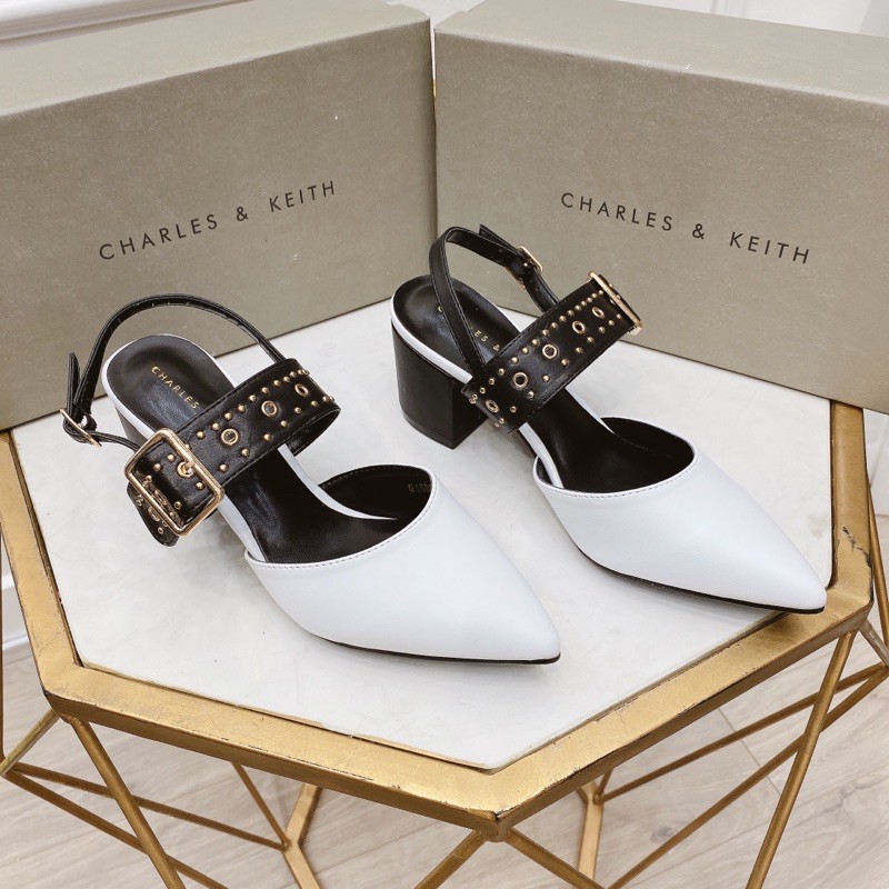 Sandal Cnk Trắng Đen Full Size 35-39  -  By Anh Dinh Phuong