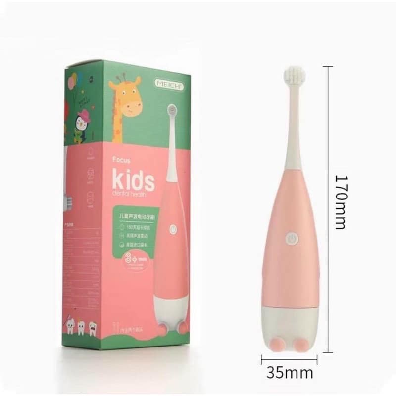 Bàn chải điện cho bé đánh răng siêu sạch (từ 3 - 15 tuổi) MEICH BCHAI03 GTT