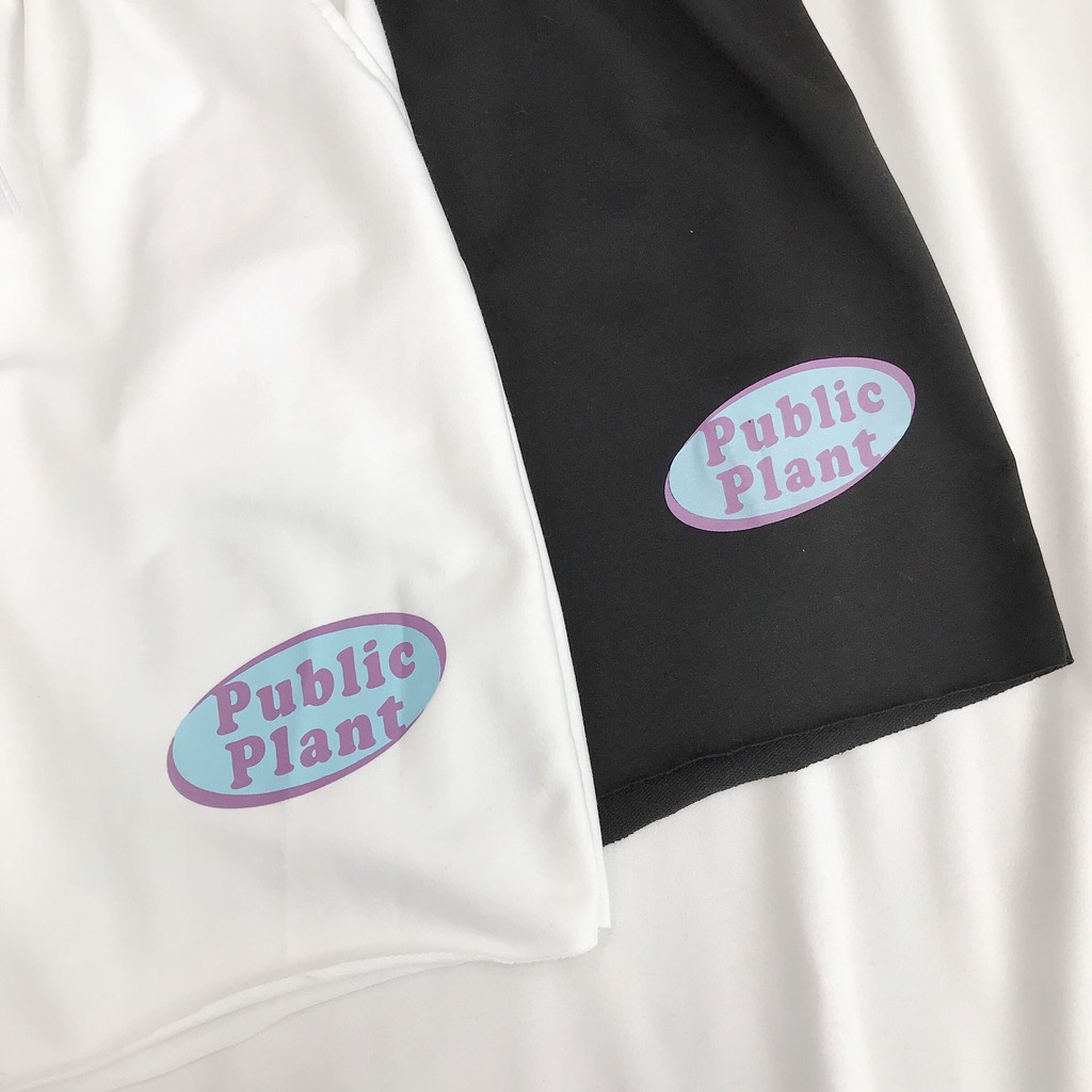 Quần Short Thun Ống Rộng PUBLIC Ulzzang Unisex
