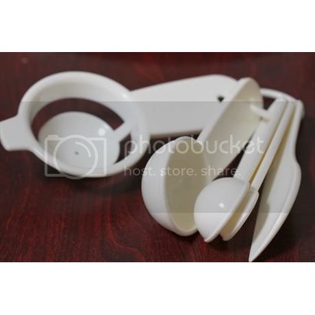 Bộ thìa đong, muỗng đong, thìa đo lường nhà bếp nhiều màu sắc