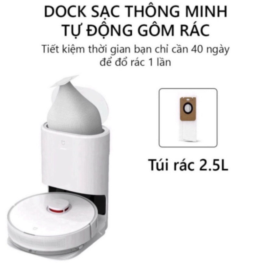 🍀MỚI 2022🍀Robot Hút Bụi Lau Nhà Thông Minh Dreame D10 Plus - Pin 5200mAh - Bản Quốc Tế - BH 12 Tháng
