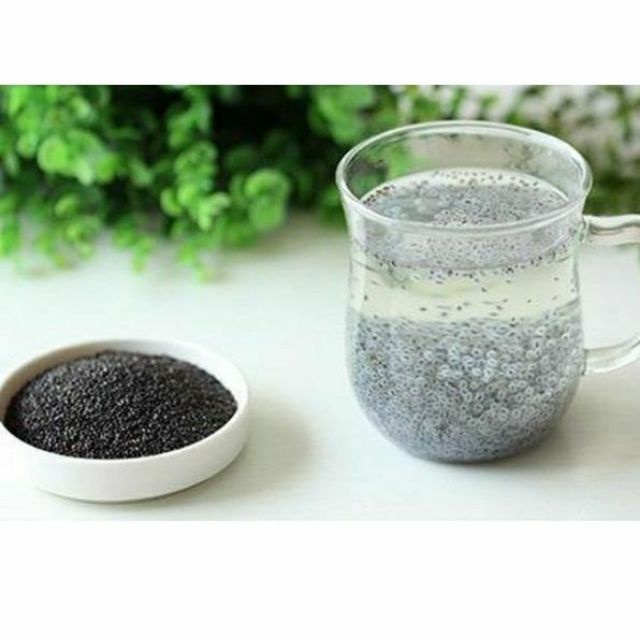 Basil seed - Hạt É SPICESUPPLY Việt Nam  dùng trong các loại chè, sương sáo Hũ 100g