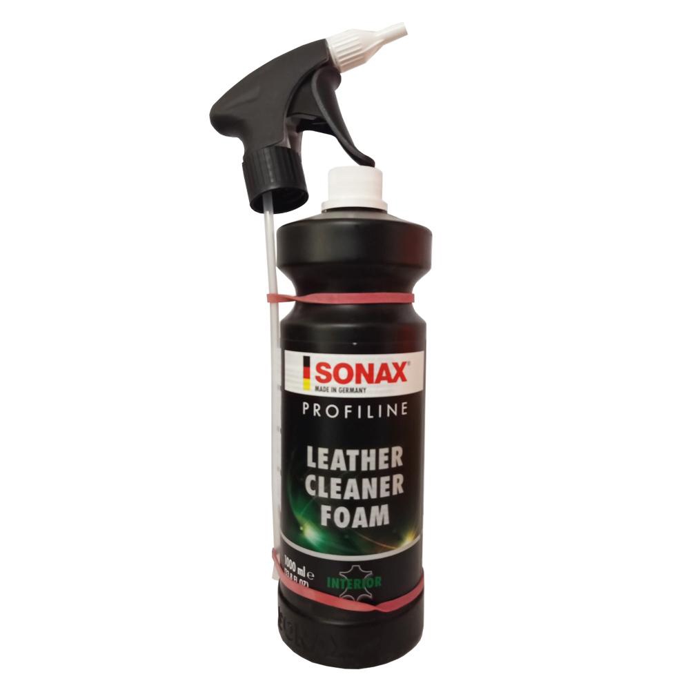 (XE) Vòi tạo bọt + Chai làm sạch ghế da ô tô Sonax Profiline Leather Cleaner Foam 1L