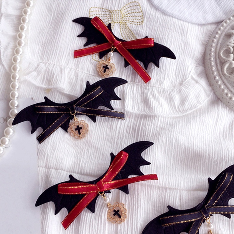 Kẹp Tóc Hóa Trang Halloween Hình Dơi Độc Đáo