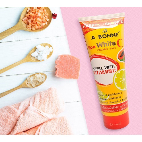 Muối Tắm Sữa Bò Tẩy Tế Bào Chết A Bonne Spa Milk Salt Shower Formula 350g (dạng tuýp) | BigBuy360 - bigbuy360.vn