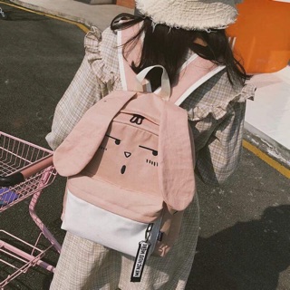 Balo hồng tai thỏ dài (có sẵn trả khách)