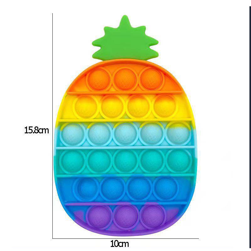 Đồ chơi nhấn bong bóng nhiều hình dạng hỗ trợ giảm căng thẳng hiệu quả Đồ Chơi Bóp Tay pop it fidget toy