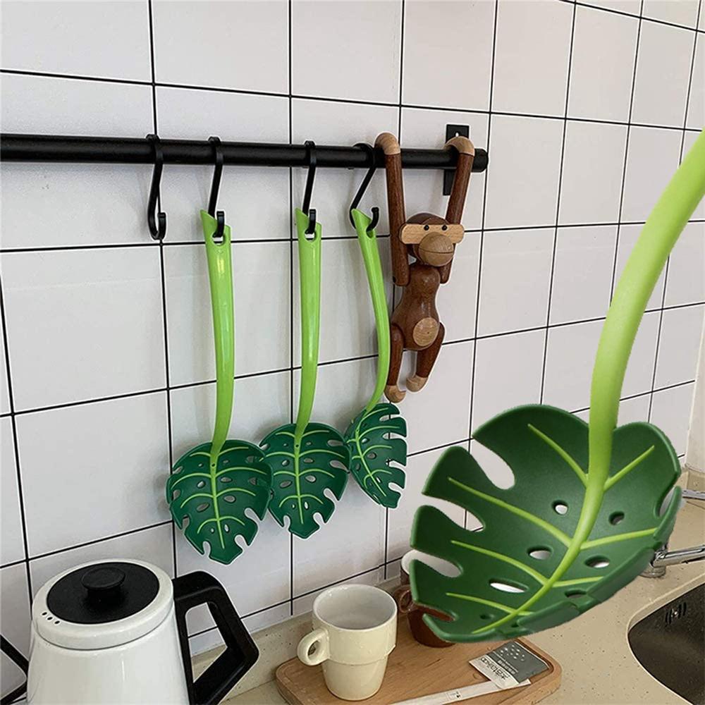 YIYU Muỗng Múc Mì Cán Dài Thiết Kế Hình Chú Rùa Dễ Thương