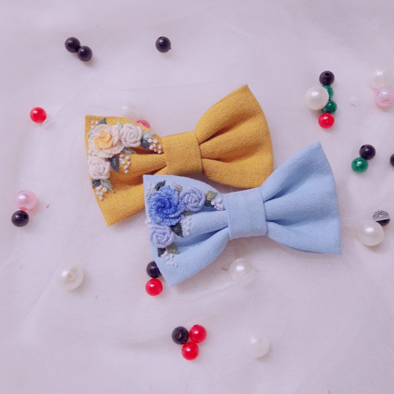 KẸP TÓC THÊU TAY HANDMADE