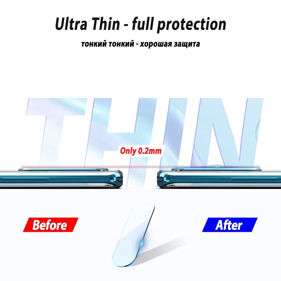 Set 2 miếng dán bảo vệ camera sau điện thoại Huawei p30 Lite p30pro