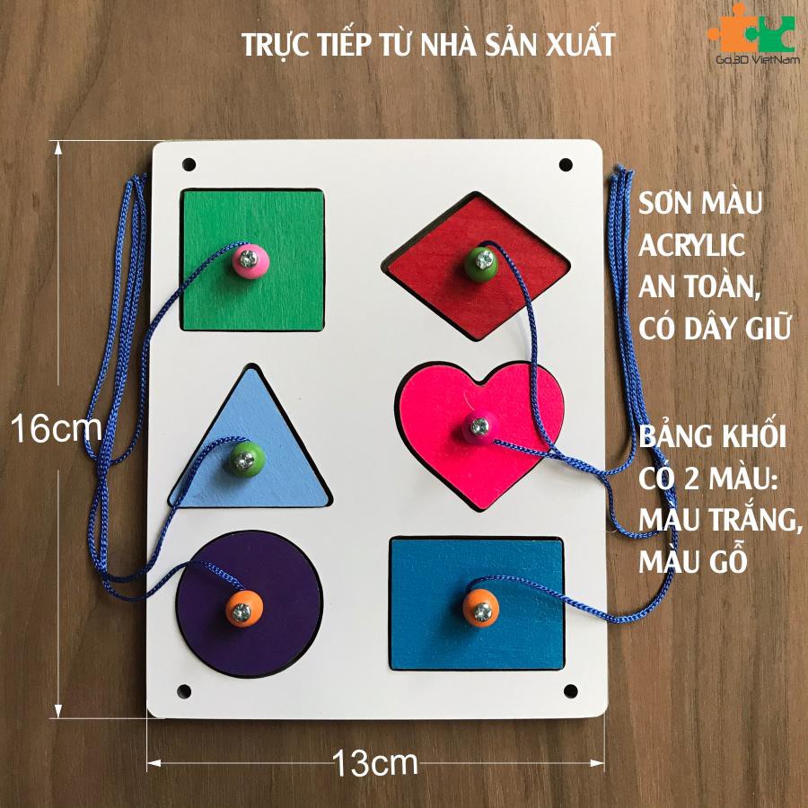 Phụ kiện làm busy board bảng bận rộn - Bảng Núm Khối &amp; Bảng tính