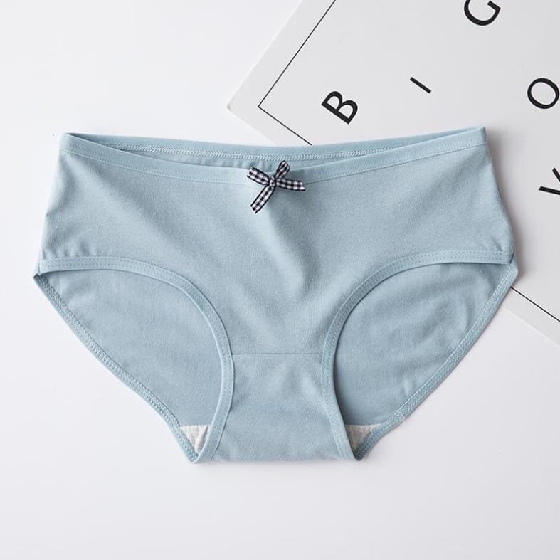 Quần Lót Nữ Cotton Loại 1 Kháng Khuẩn Siêu Mềm Mịn Thoáng Khí Co Giãn 4 Chiều Đính Nơ Nhỏ Dễ Thương | BigBuy360 - bigbuy360.vn