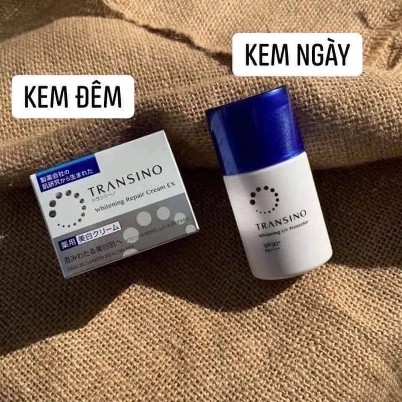 [Hàng _Nhật]  Kem đêm làm giảm Nám-Mờ nám-Trắng da-Transino Whitening Repair Cream EX 35G