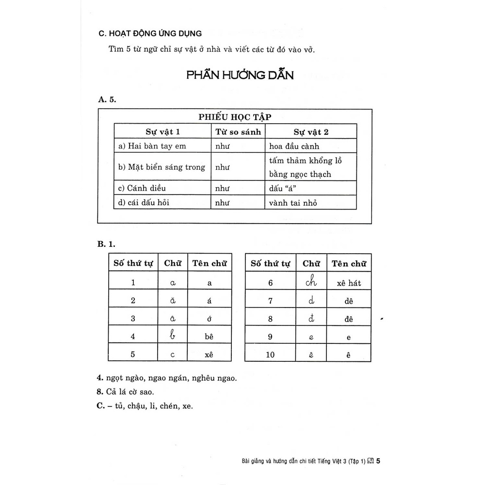 Sách - Bài Giảng Và Hướng Dẫn Chi Tiết Tiếng Việt Lớp 3 Tập 1 - Mô Hình Trường Học Mới