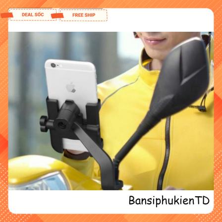 Giá Đỡ Điện Thoại Xe Máy- Kẹp Điện Thoại Gắn Xe Máy C2 Chống Cướp Cực Chắc Chắn