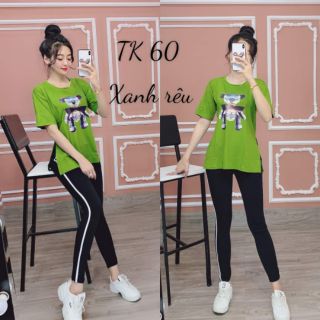 Đồ bộ mặc nhà TK 60 size 45kg-75kg