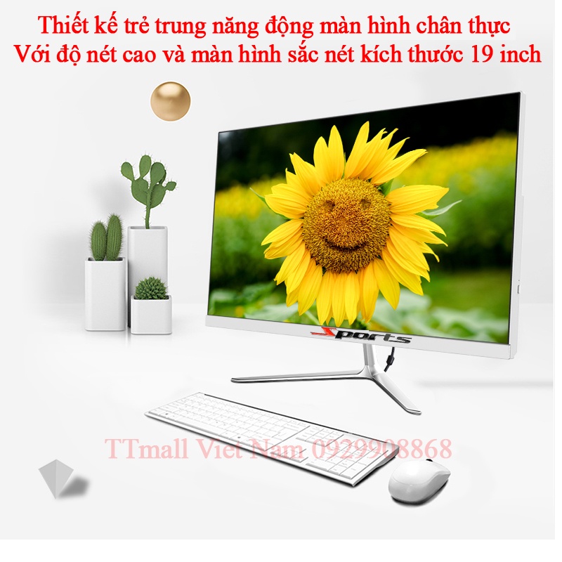 Trọn Bộ Máy Tính All In One Thế Hệ Mới Intel Core I5 Ram /Ram 4G /SSD M2 128G/ Tích hợp Webcam /Mic/Loa/wifi . | BigBuy360 - bigbuy360.vn