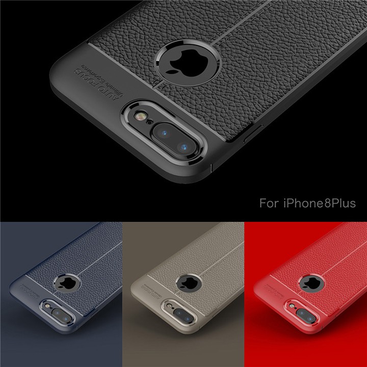 ốp lưng iphone chống xước vân giả da chống trơn nhiều màu sắc dành cho ip6/6s/6plus/6splus/7/8/7plus/8plus/X/XSMax/XR