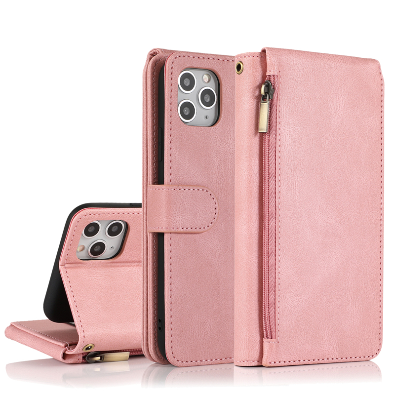 SAMSUNG FE 5G Flip Leather Zipper Wallet Mobile Phone Case Cover Accessories Gadgets SAMSUNG S21 S20 FE 5G S10 Plus A81 S21 S20 A72 5G A71 5G A52 5G A51 5G A20 A30 NOTE 20 Ultra 10 9 Colorful SAMSUNG Phone Case
